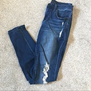 Rock and Republic distressed skinny jeans